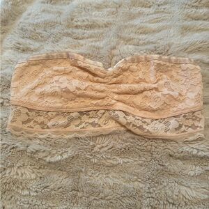 Lace bandeau bra top
